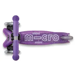 Monopattino Mini Micro Deluxe LED Viola Glitter Bambini - monopattini