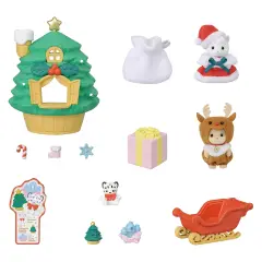 Casetta Albero Di Babbo Natale Sylvanian Families - play set e accessori bambole