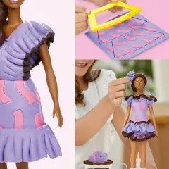 Playdoh Barbie Designer Dolls Fashionista - creatività