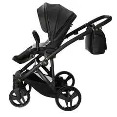 Trio Junama Classic Ecopelle Total Black Telaio 51 cm - trio e modulari