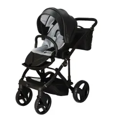 Trio Junama Classic Ecopelle Total Black Telaio 51 cm - trio e modulari