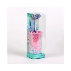 Set Cancelleria Con Porta Matite Stitch - cancelleria