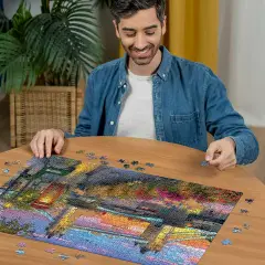 Puzzle 1000 Pezzi Tower Bridge Al Tramonto New - Puzzle in cartone