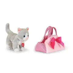 Trudi Fashion Bag Gatto Pink – Peluche con Borsetta 15x20x11 cm - peluches 0/36 mesi
