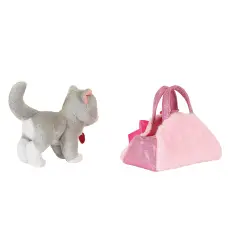 Trudi Fashion Bag Gatto Pink – Peluche con Borsetta 15x20x11 cm - peluches 0/36 mesi