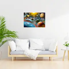 Puzzle 1000 Pezzi Illustrati Pianeti - Puzzle in cartone