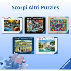 Puzzle 1000 Pezzi Illustrati Pianeti - Puzzle in cartone