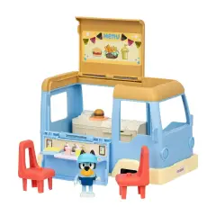 Bluey Playset Food Truck Giocattolo con Personaggi e Accessori - action figures ed accessori