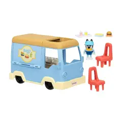 Bluey Playset Food Truck Giocattolo con Personaggi e Accessori - action figures ed accessori