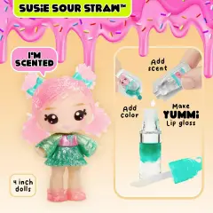 Yummiland Lip Gloss Kit Lucidalabbra Susie Sour Straw - collezionabili bambina