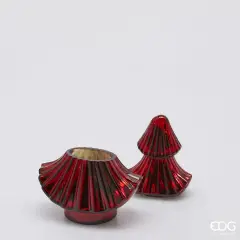 Candela Natalizia Forest Albero 20cm Fragranza Cranberry & Pomegranate - addobbi casa