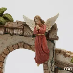 Presepe Natalizio Diorama con Luci LED, Musica e Movimento H22,5 - scene e villaggi