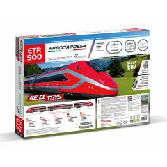 Treno Frecciarossa ETR 500 Giocattolo 1:87 con Luci e Suoni - Veicoli, garage e piste