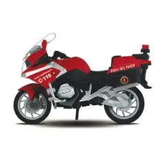 Moto Vigili del Fuoco Giocattolo 1:20 con Luci e Suoni - modellini
