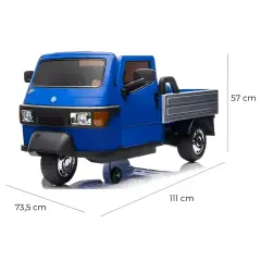 Apecar 12V Blu • Veicolo Elettrico Per Bambini - auto