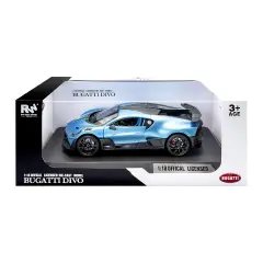 Auto 1:18 Bugatti Divo Blue - modellini
