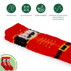 Legami - Non Slip Socks - It's A Match! Calzini Natalizi Schiaccianoci N. 35-42 - regalo e gadget valigeria