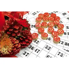 Tombola Tradizionale Con Cestino In Vimini - Giochi di società