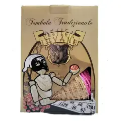 Tombola Tradizionale Con Cestino In Vimini - Giochi di società