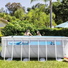 Piscina Prisma Frame Rettangolare Clearview 400X200X122 Cm - piscine rigide