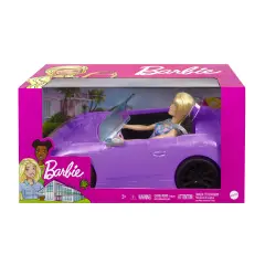 Barbie Auto Decappottabile con Bambola – Macchina Glam Sportiva - collezionabili bambina