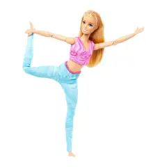Barbie Made to Move Snodata – Bambola Articolata Sportiva HRH27 - collezionabili bambina