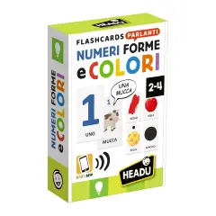 Flashcards Parlanti - Numeri, Forme E Colori - Associazioni e tombole