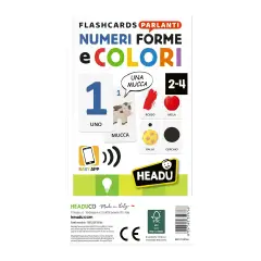 Flashcards Parlanti - Numeri, Forme E Colori - Associazioni e tombole