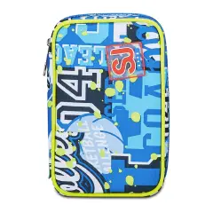 Astuccio Scuola Completo Seven Speed Case  Sj Gang Realbasket Boy - astucci colori