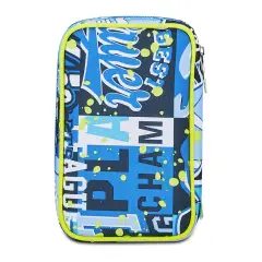 Astuccio Scuola Completo Seven Speed Case  Sj Gang Realbasket Boy - astucci colori