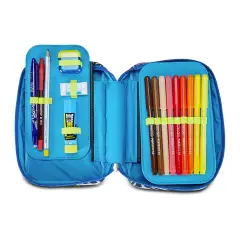 Astuccio Scuola Completo Seven Speed Case  Sj Gang Realbasket Boy - astucci colori