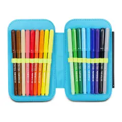 Astuccio Scuola Completo Seven Speed Case  Sj Gang Realbasket Boy - astucci colori