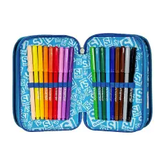 Sj Gang Facce Da Sj Astuccio Scuola 3 Zip - astucci colori
