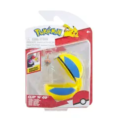 Pokemon Clip N Go: Rotom Con Stand E Velox Ball - action figures ed accessori