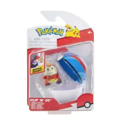Pokemon Clip N Go: Fuecoco Con Mega Ball - action figures ed accessori