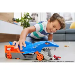 Hot Wheels Trasportatore Squalo Divoratore con Auto Inclusa - play set