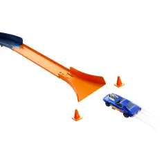 Hot Wheels RC Sfida di Velocità - Pista con 30 Pezzi e Veicolo Radiocomandato - Veicoli, garage e piste