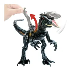 Jurassic World Indoraptor Cerca e Attacca - Dinosauro Interattivo con Luci e Suoni - action figures ed accessori