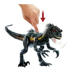 Jurassic World Indoraptor Cerca e Attacca - Dinosauro Interattivo con Luci e Suoni - action figures ed accessori
