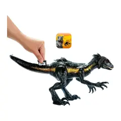 Jurassic World Indoraptor Cerca e Attacca - Dinosauro Interattivo con Luci e Suoni - action figures ed accessori