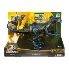 Jurassic World Indoraptor Cerca e Attacca - Dinosauro Interattivo con Luci e Suoni - action figures ed accessori