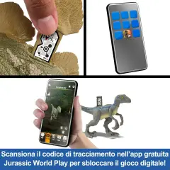 Jurassic World Allosauro Furia Selvaggia con Aculei e Attacco - action figures ed accessori