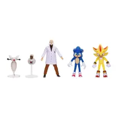 Sonic 3 Movie Personaggi Articolati 6 Cm Multipack - action figures ed accessori