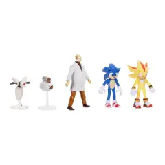 Sonic 3 Movie Personaggi Articolati 6 Cm Multipack - action figures ed accessori
