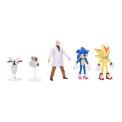 Sonic 3 Movie Personaggi Articolati 6 Cm Multipack - action figures ed accessori
