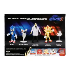 Sonic 3 Movie Personaggi Articolati 6 Cm Multipack - action figures ed accessori