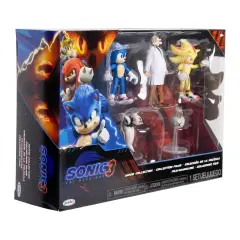 Sonic 3 Movie Personaggi Articolati 6 Cm Multipack - action figures ed accessori