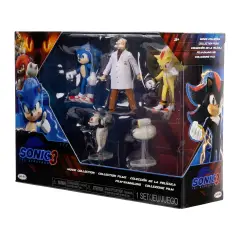 Sonic 3 Movie Personaggi Articolati 6 Cm Multipack - action figures ed accessori