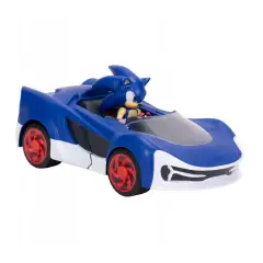 Sonic Auto A Retrocarica Con Personaggio Sonic - action figures ed accessori
