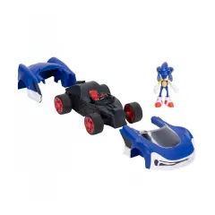 Sonic Auto A Retrocarica Con Personaggio Sonic - action figures ed accessori